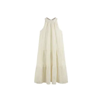 LEMON FAIRY Sleeveless Dress Women's Apricot