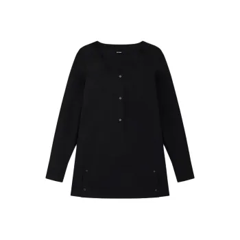 WE11DONE Long Sleeved Dress Women's Black