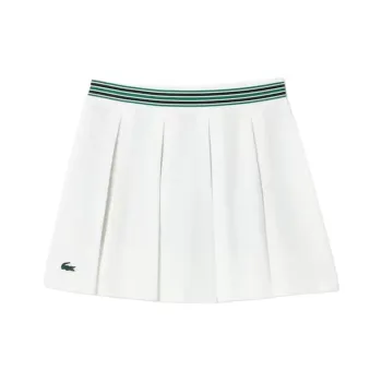 LACOSTE Casual Short Skirts Women's White