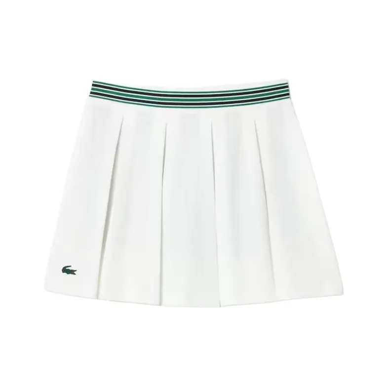 LACOSTE Casual Short Skirts Women's White-0