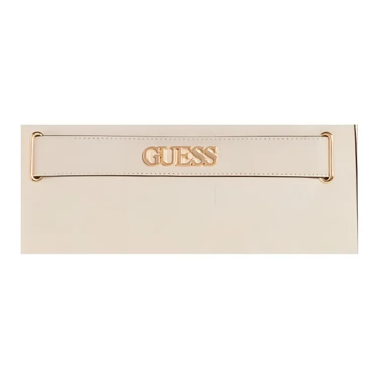 GUESS Faux Leather Tote Bag Shopping Bag Handbag Women's White-4