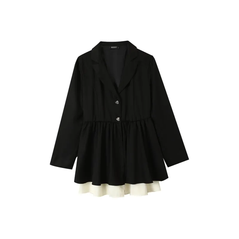 MKBY Long Sleeved Dress Women's Black-0