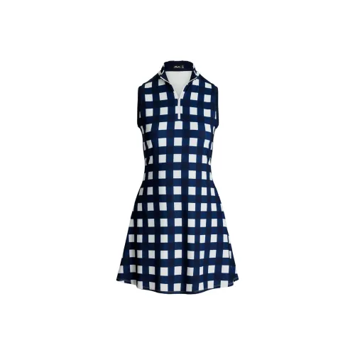 Polo Ralph Lauren FW24 Sleeveless Dress Women's Blue