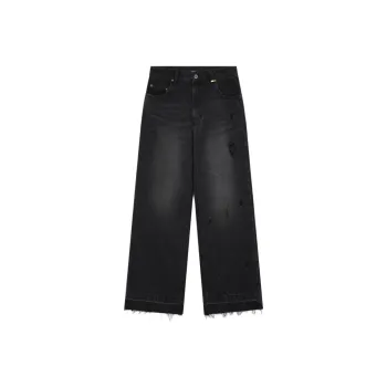 WE11DONE FW24 Jeans Women's Black