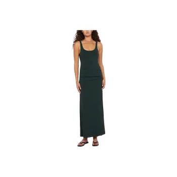 BEC+BRIDGE JAYDE SINGLET MAXI DRESS Slip Dresses Women's BOTTLE GREEN/Dark Green