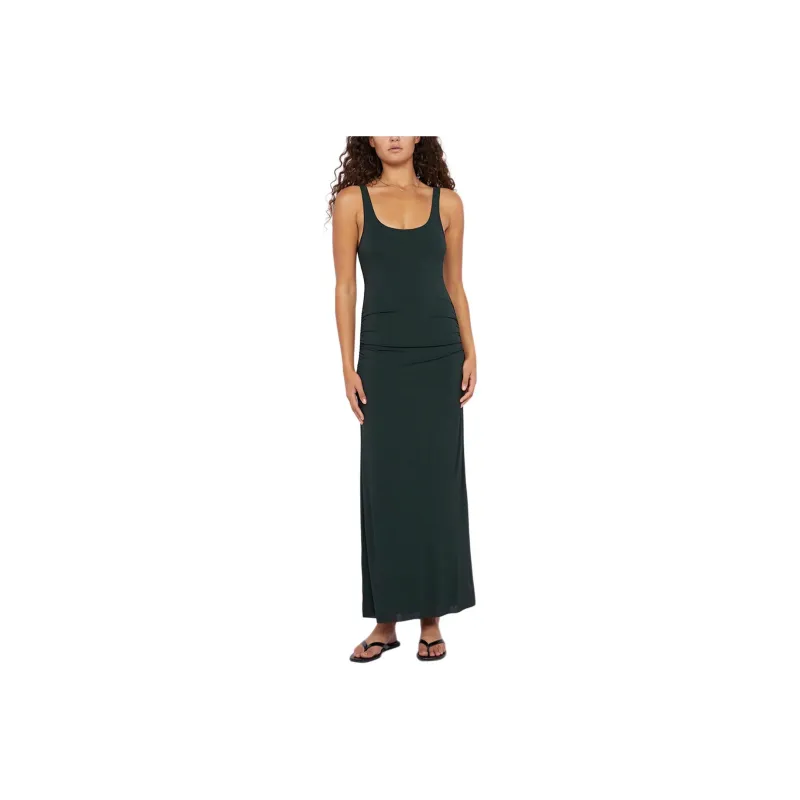 BEC+BRIDGE JAYDE SINGLET MAXI DRESS Slip Dresses Women's BOTTLE GREEN/Dark Green-0
