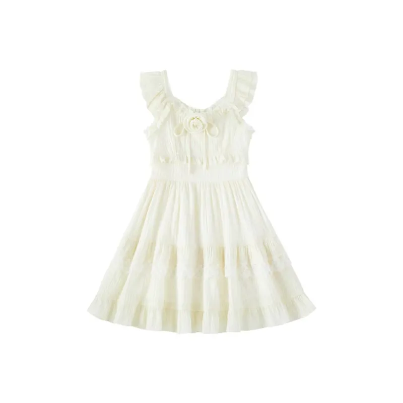ABCMININ Short Sleeved Dress Women's-0
