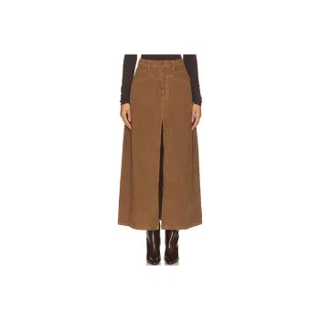 FREE PEOPLE Casual Long Skirts Women's Brown