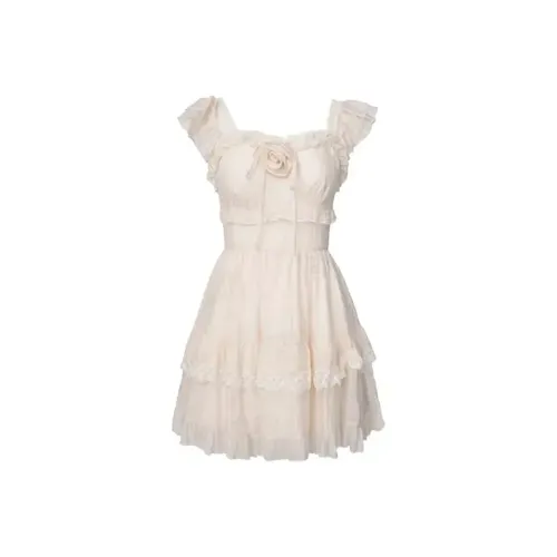 Local Gal Slip Dress Women's Apricot
