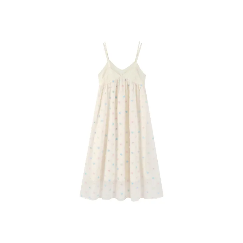 GTLA Slip Dresses Women's Ecru-0