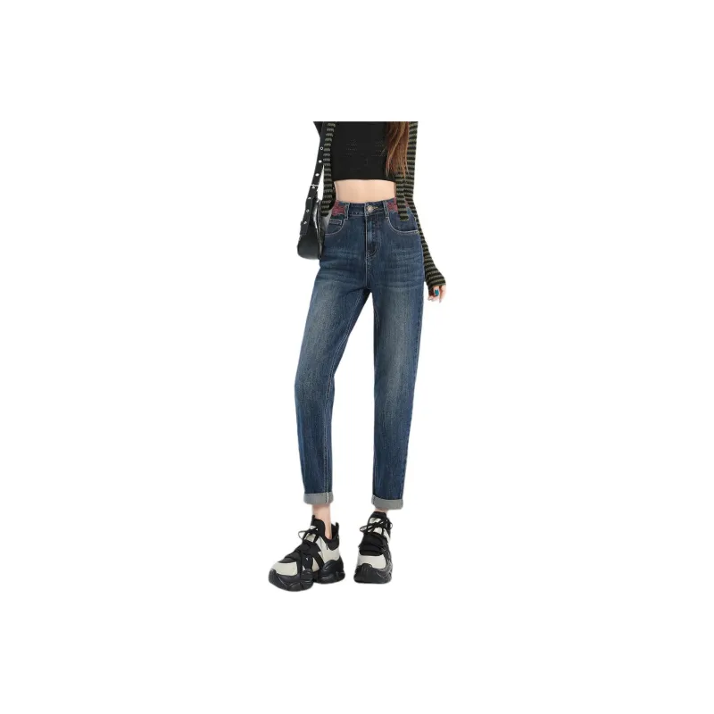 Weixi Jeans Women's Blue Gray-0