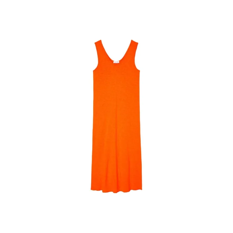 AMERICAN VINTAGE A.M FW24 ROBE FEMME SONOMA Sleeveless Dress Women's Vintage Orange-0