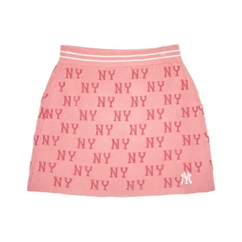 MLB New York Yankees Casual Short Skirts Women's Pink