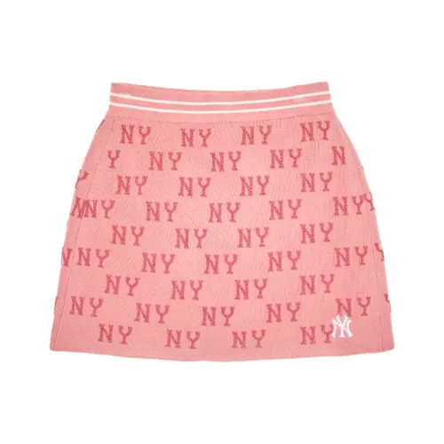 MLB New York Yankees Casual Short Skirts Women's Pink