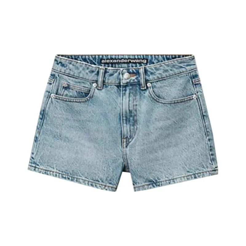 Alexander Wang Crystal pattern High waisted Shorts-0
