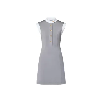 LOUIS VUITTON Technical Jersey Color Block Dress