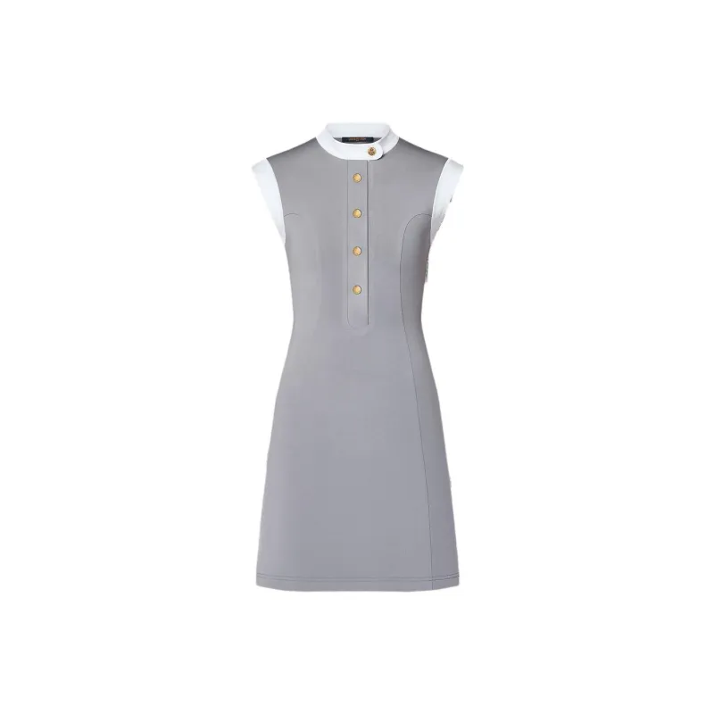 LOUIS VUITTON Technical Jersey Color Block Dress-0