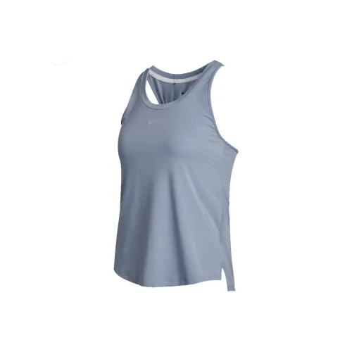 Nike Sleeveless Sports Shirts Women's Peacock Blue