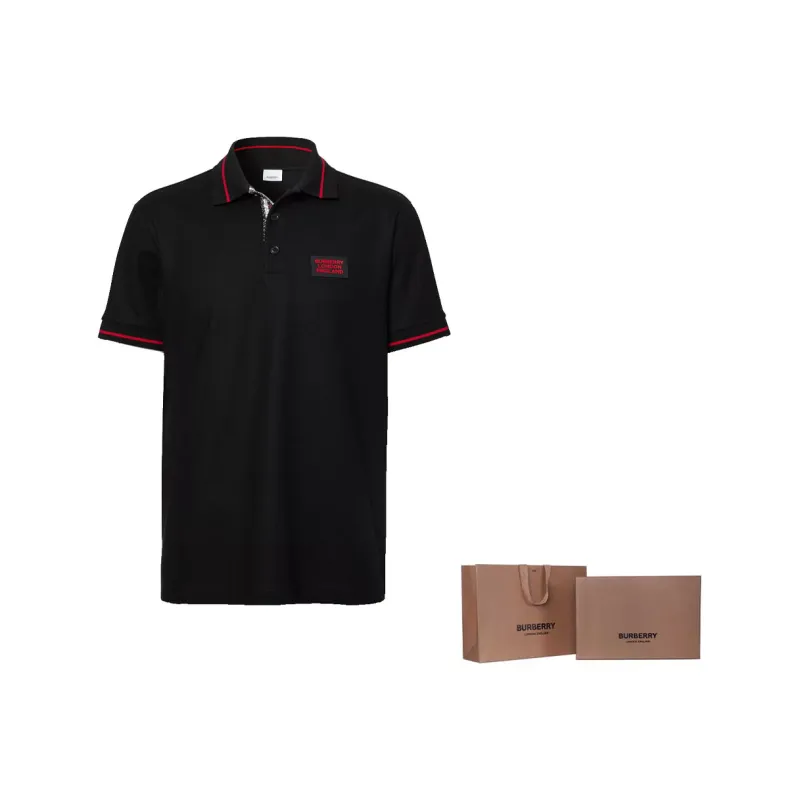 Burberry Men Grenford Polo Black-3