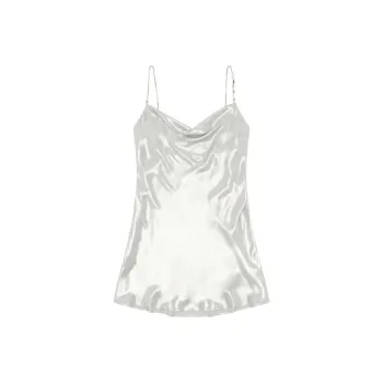 DIESEL D-Minty Cowl-Neck Short Metallic Dress