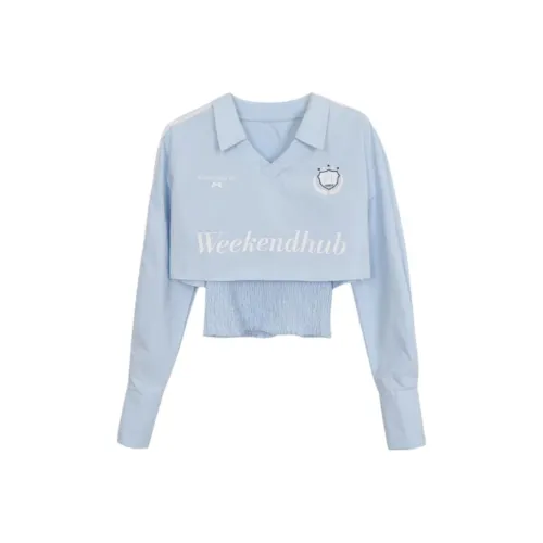 WEEKEND HUB Casual Suit Women's Blue