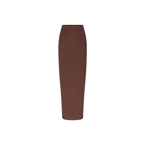Skims X Swarovski Jelly Sheer Tube Skirt Onyx
