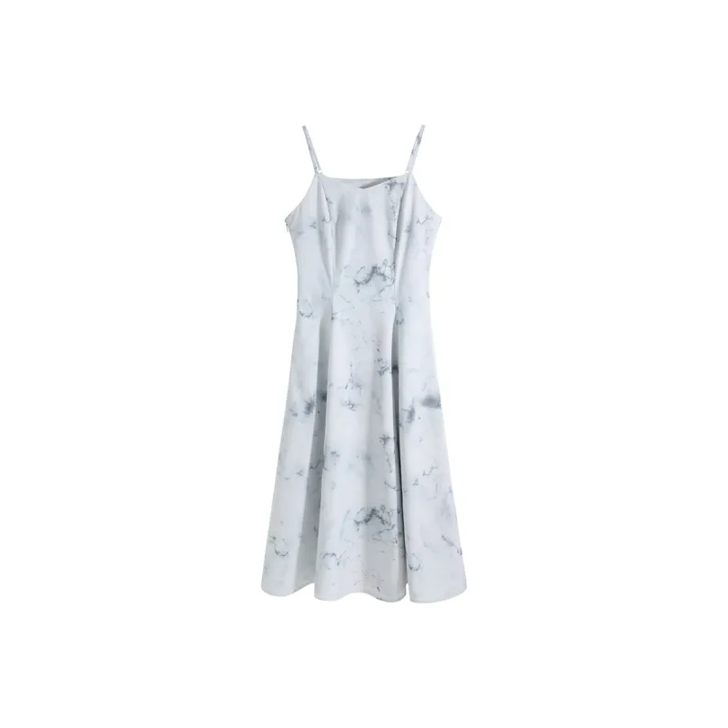 SUBEN Slip Dresses Women's Blue Floral-0