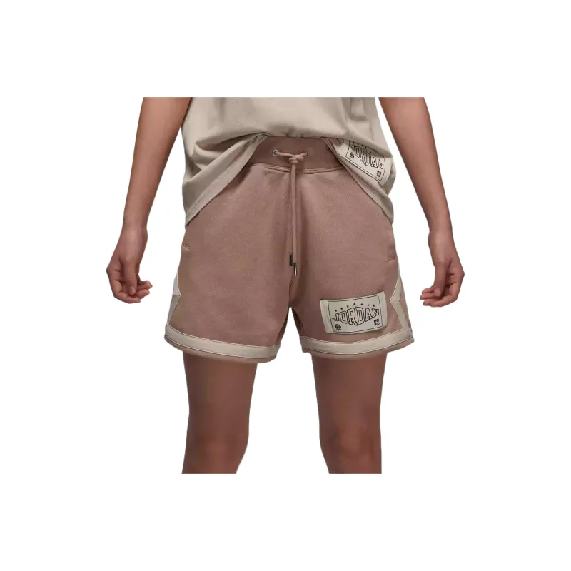 Jordan Diamond Casual Shorts Women's Ephedra/Oat/Gray Black-0