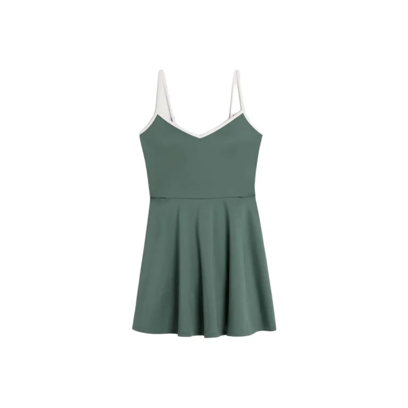 Hollister Slip Dress Women's Green-0