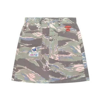 Aape Camouflage print Cotton Miniskirt