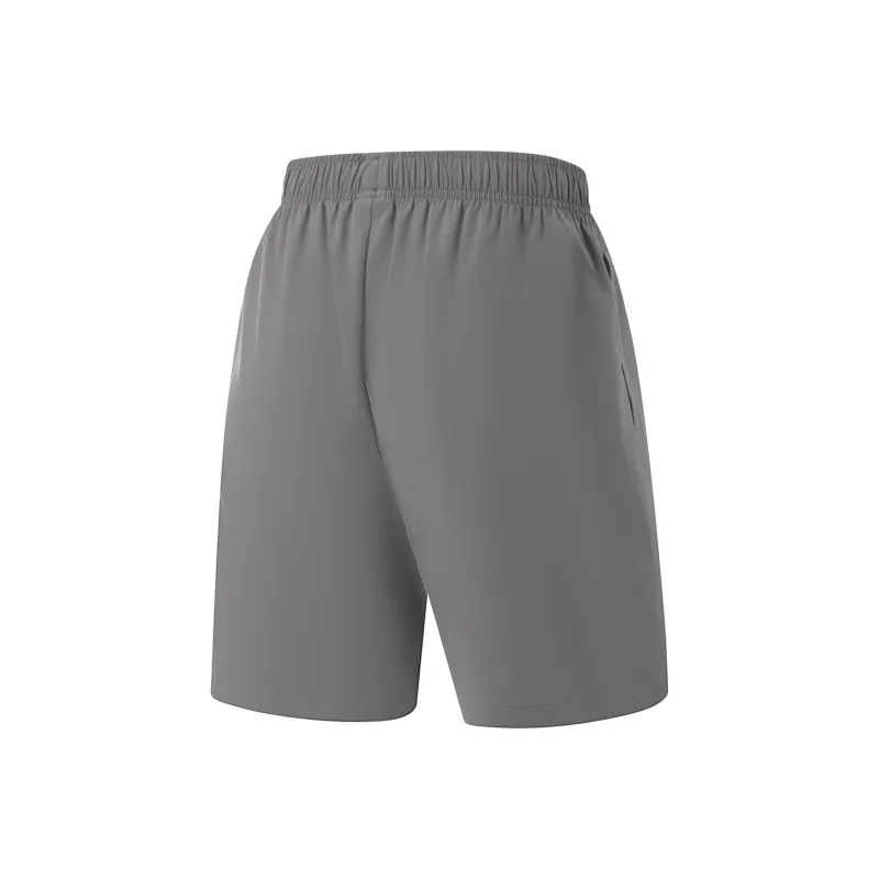 LiNing Fitness Series Sports Shorts Men's Road Gray Single Logo-1