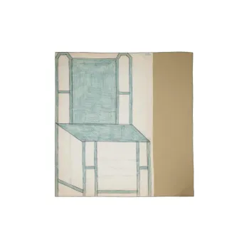 Lemaire X Philippe Weisbecker Green Chair Scarf