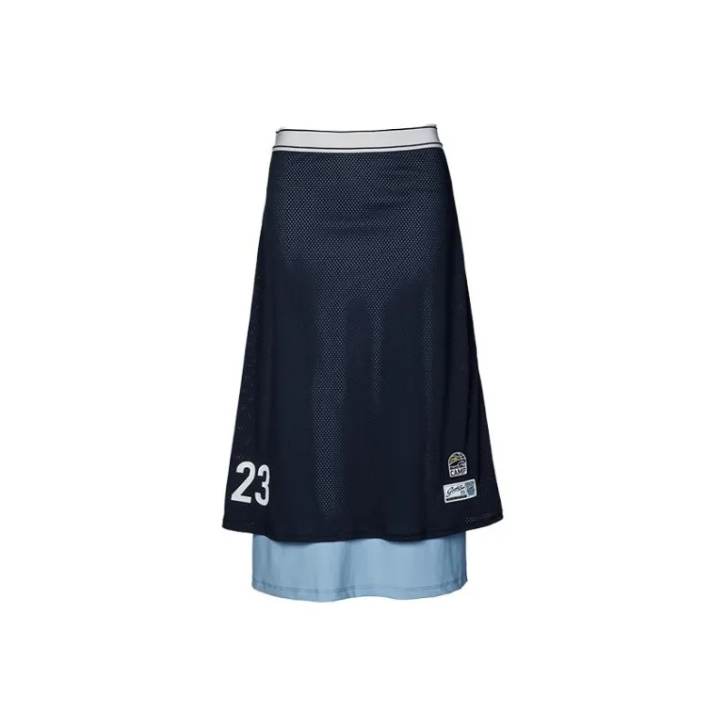 GOOD BAI SS23 Casual Long Skirts Women's Navy Blue-0