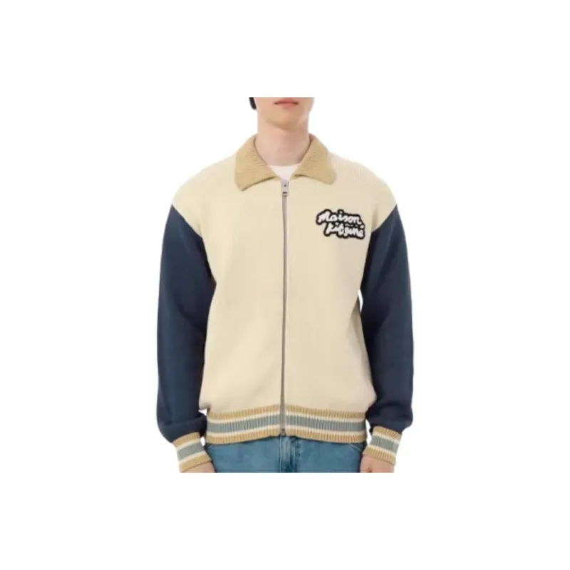 Maison Kitsune Knitted College Cardigan-0