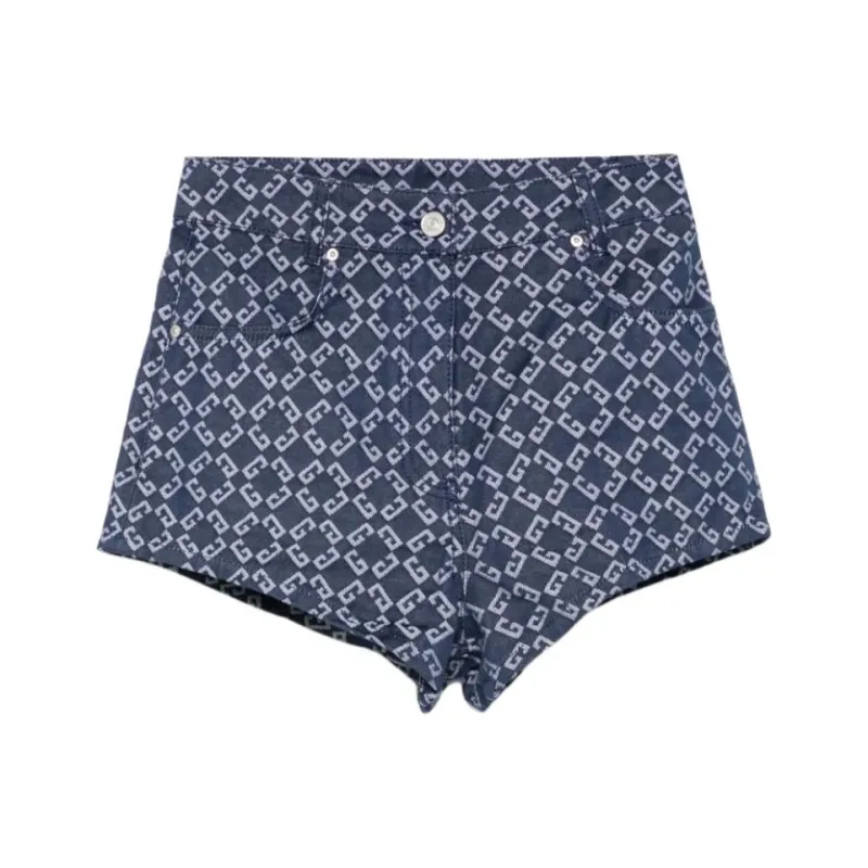 Givenchy Monogram 72 Denim Shorts-0