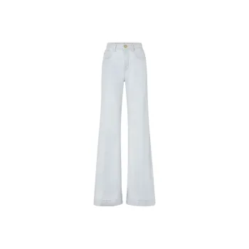 JACOB COHEN Logo Patch Wide Leg Jeans