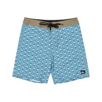 Quiksilver Surfsilk Straight Leg 18 Casual Shorts Men's Blue