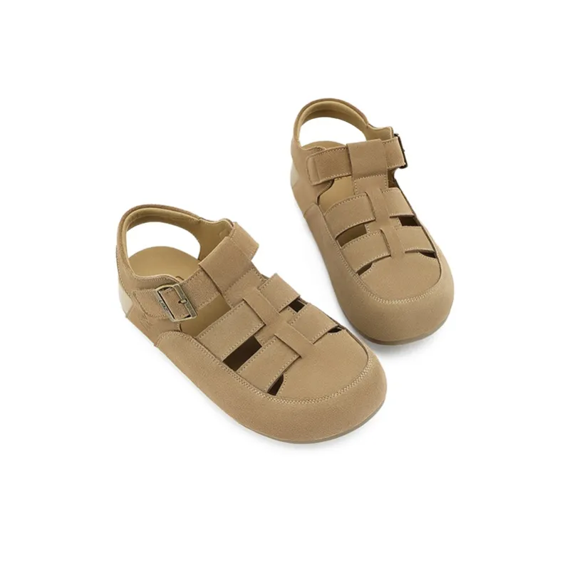 UBZ Casual Single Shoes Women's Khaki-4