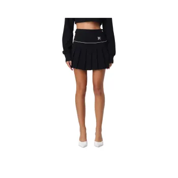 PALM ANGELS Pa Monogram Embroidered Mini Skirt