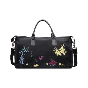 CARTELO Canvas Fitness Portable Crossbody One Shoulder Travel Bag Unisex Multicolor