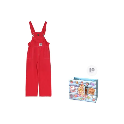 WOWI Overalls Women's Red
