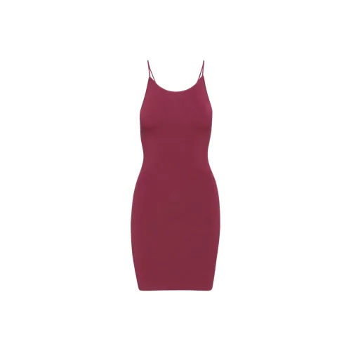 ARITZIA Babaton Anderson Sculpt Knit Halter Dress Slip Dresses Women's Grapevine