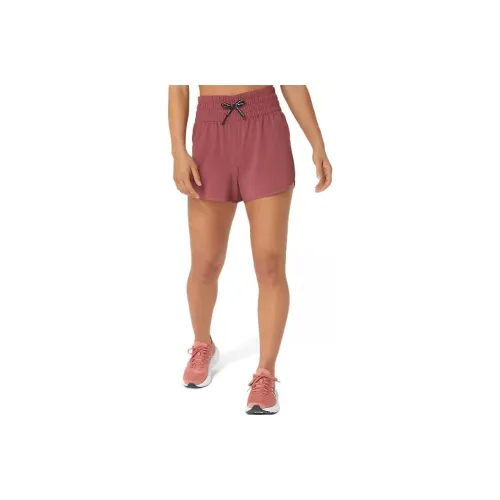 Asics NAGINO Sports Shorts Women's Beef Red