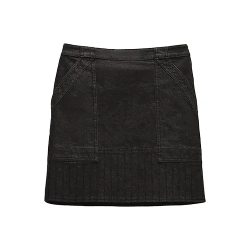 HERMES Denim Short Skirts Women's Black