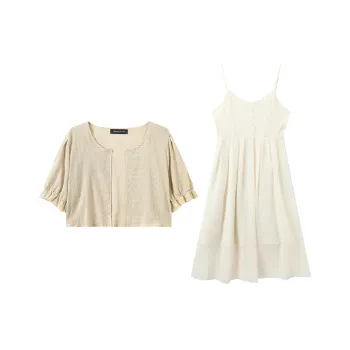 EIDOLON GRAIN Skirt Set Women's Khaki