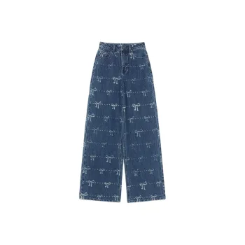 Self portrait Bow print Jeans