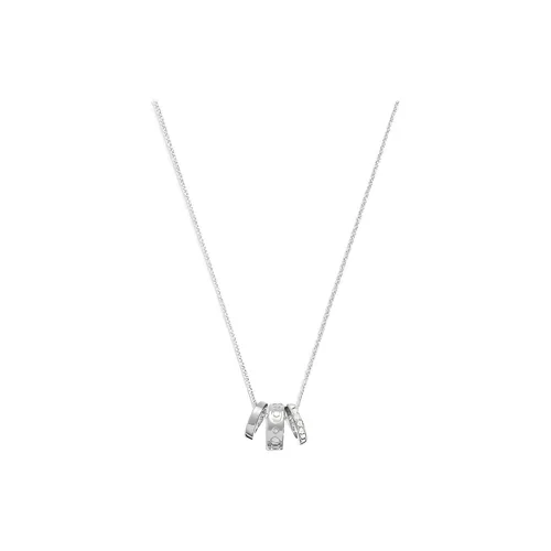 COACH Brass Necklaces Women's Silver
