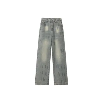 WARNING LIGHT Jeans Unisex Blue