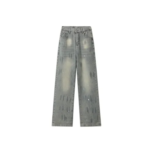 WARNING LIGHT Jeans Unisex Blue
