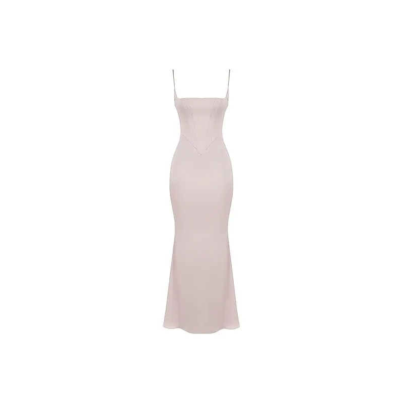 HOUSE OF CB OLIVETTE Slip Dress Women's CRYSTAL/Crystal-0